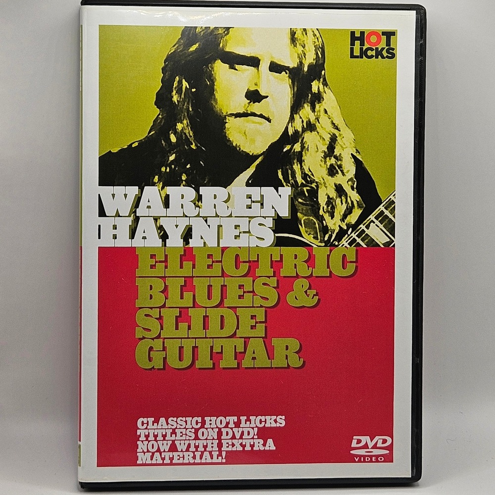 Hot Licks Warren Haynes Electric Blues & Slide‎ Guitar DVD Instructional Lesson